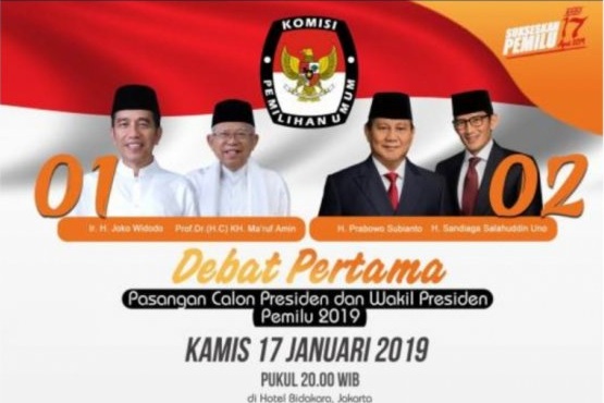 Massa Pendukung Jokowi dan Prabowo Dilarang Bawa Atribut, Sudah Ditekel KPU