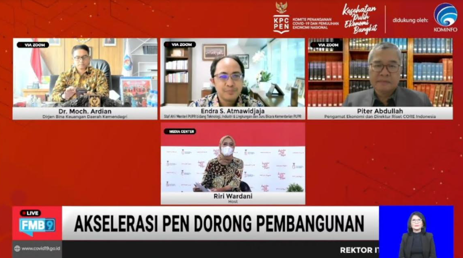 Kemendagri Dorong Pemda Percepat Penyerapan APBD 2021
