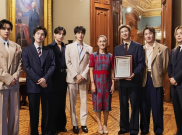  BTS Terima Plakat Penghormatan dari Presiden Meksiko, Disebut Pemberi Inspirasi bagi Anak Muda