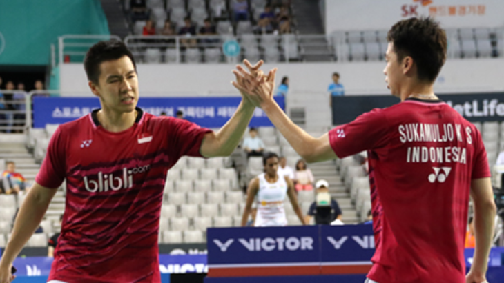 Pelatih Beberkan Kunci Kemenangan Marcus/Kevin atas Boe/Morgensen