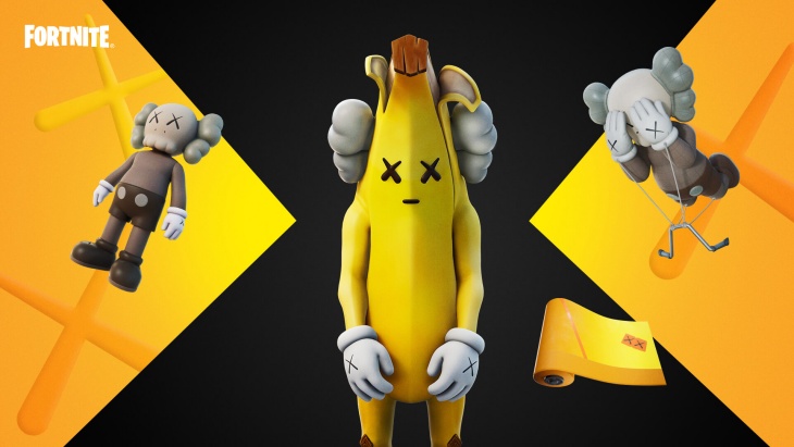 Fortnite x Kaws Hadirkan Skin Terbaru untuk Peely