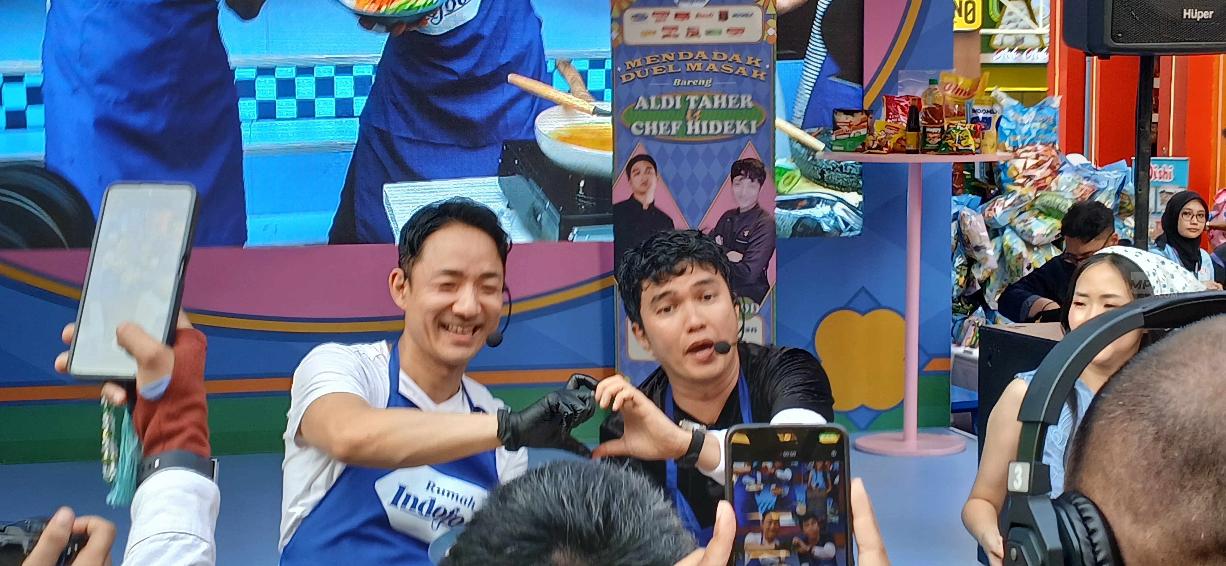 Dari Japanese Chicken Nanban hingga Puding, Serunya Duel Masak Aldi Taher dan Chef Hideki