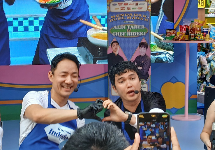 Dari Japanese Chicken Nanban hingga Puding, Serunya Duel Masak Aldi Taher dan Chef Hideki