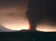 Status Anak Krakatau Siaga, Polda Lampung Larang Nelayan dan Wisatawan Mendekat