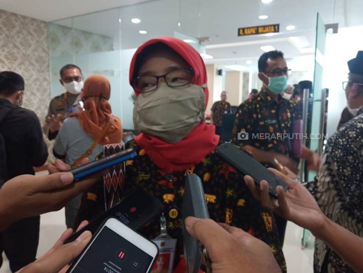  Juru Bicara Gugus Tugas Percepatan Penanganan Covid-19 Kabupaten Sukoharjo, Yunia Wahdiyati. (MP/Ismail)