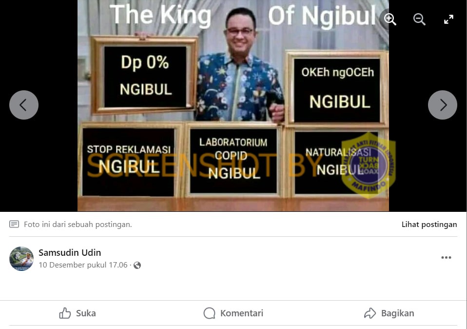 [HOAKS atau FAKTA]: Anies Dapat Julukan 'The King Of Ngibul'