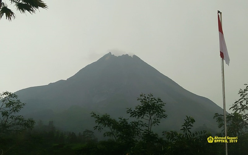 Penampakan terkini Gunung Merapi