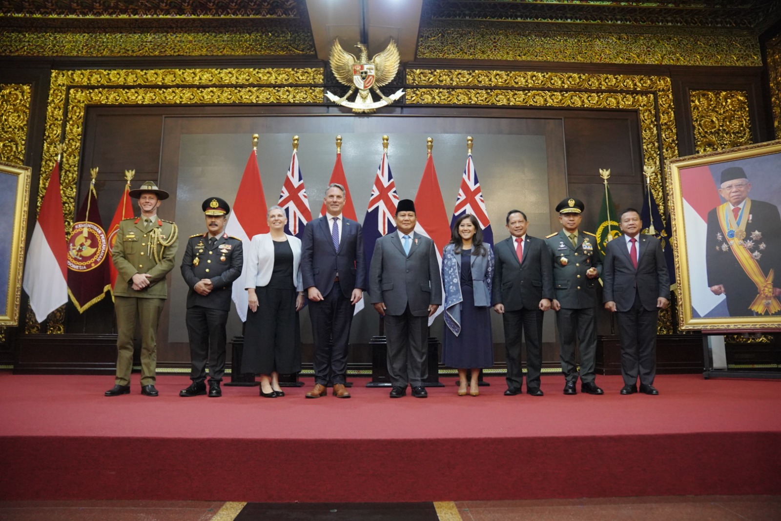 Prabowo dan Wakil PM Australia Bahas Perjanjian Kerja Sama Pertahanan