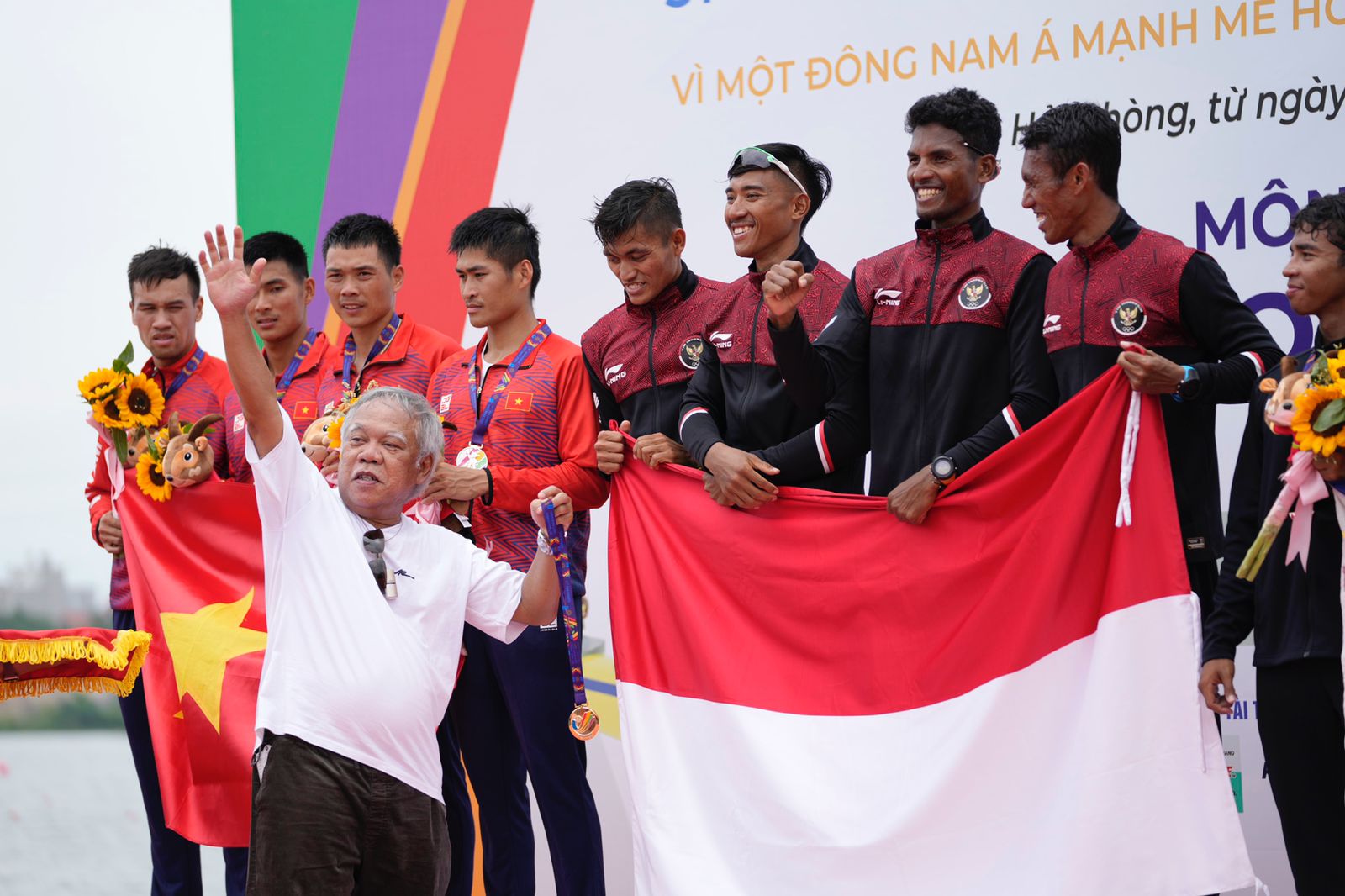 Bukti Dayung Lumbung Medali, Kuartet Putra Persembahkan Emas Kelima Indonesia