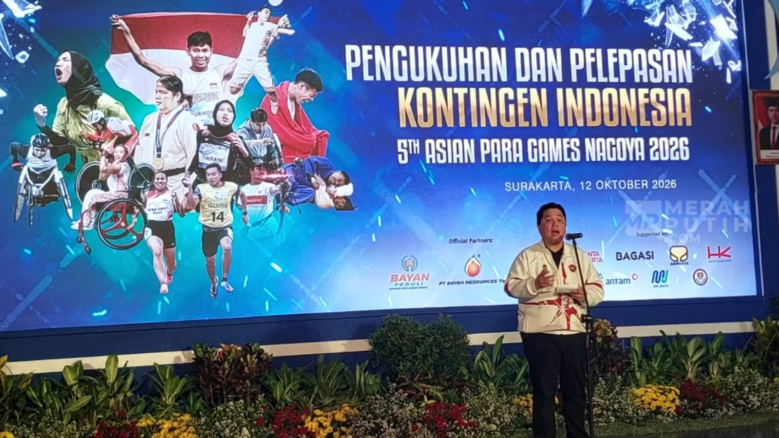 Menpora Erick Thohir Lepas 103 Atlet Asian Para Games Jepang, Tegaskan Bonus Sama dengan Asian Games