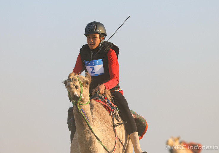 Fathih Cetak Sejarah, Atlet Balap Unta Pertama Indonesia Tampil di Multievent Internasional