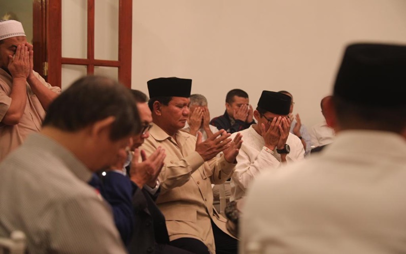 Doa bersama pasangan Prabowo-Sandi