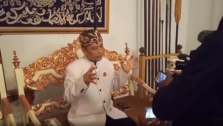 Ketua Forum Silaturahim Keraton Nusantara (FSKN) Sultan Sepuh XIV PRA Arief Natadiningrat. (ANTARA/Khaerul Izan)