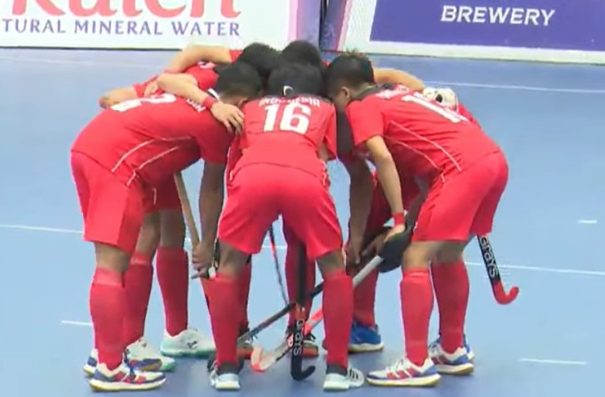 Tim Hoki Indoor Putra Indonesia Sabet Emas Usai Melawan Malaysia