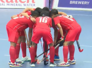Tim Hoki Indoor Putra Indonesia Sabet Emas Usai Melawan Malaysia