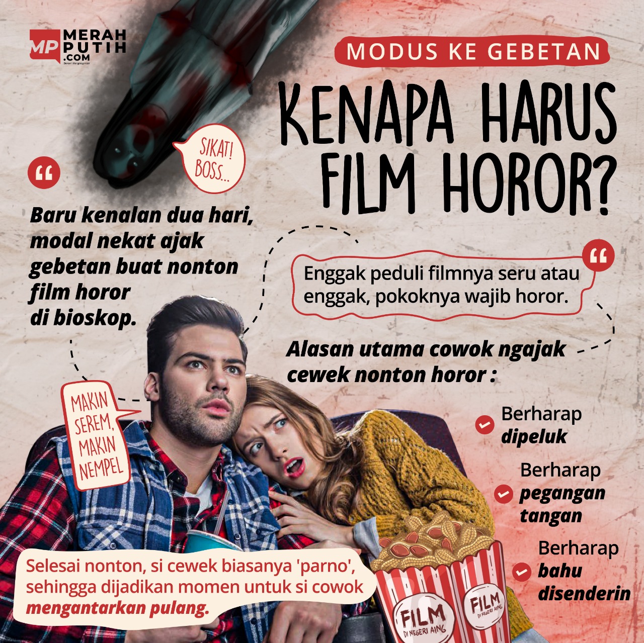 Modus Ke Gebetan, Kenapa Harus Film Horor?