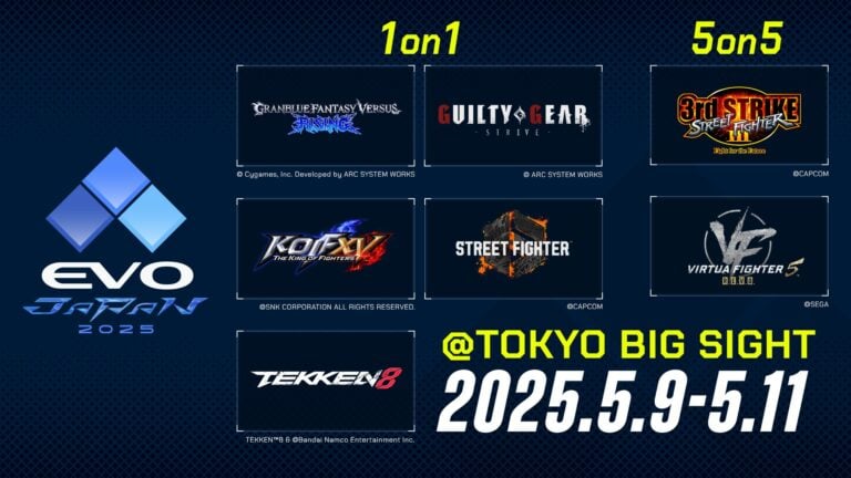 Daftar Game Fighting untuk EVO Japan 2025, 2 Seri 'Street Fighter' Dipertandingkan