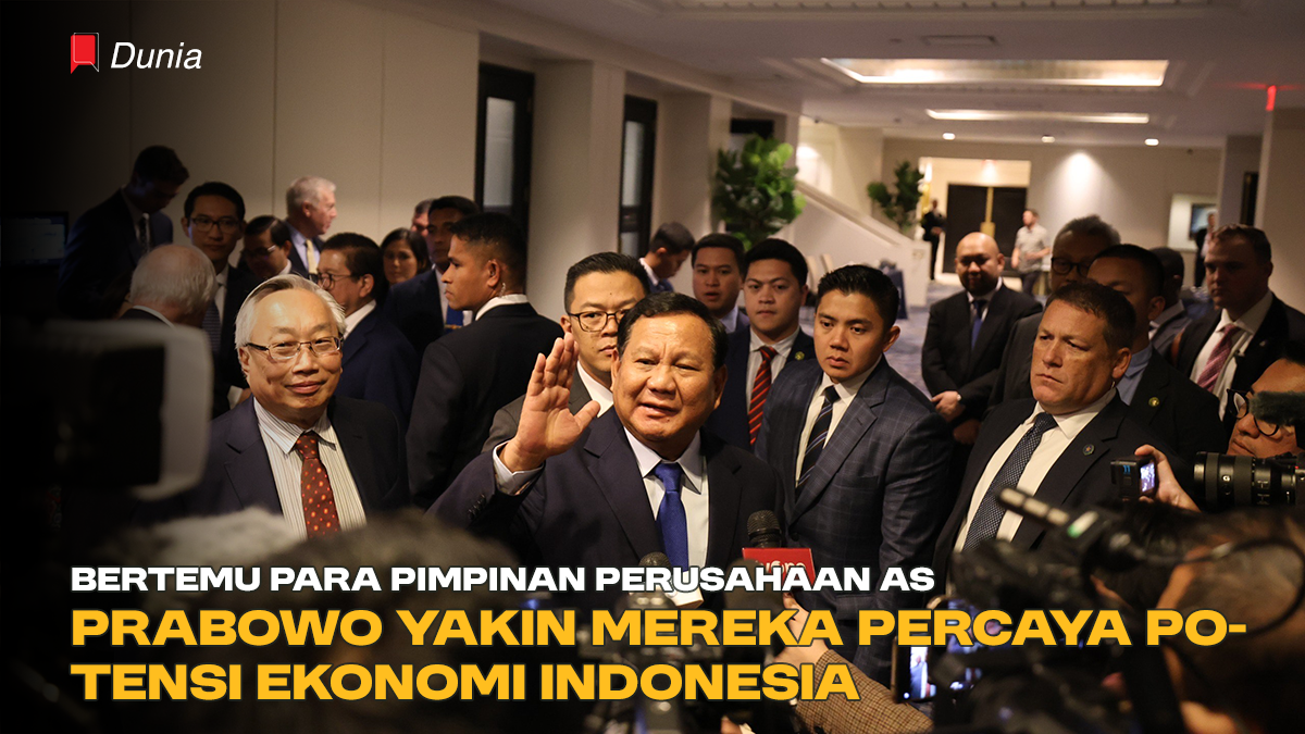 Bertemu Para Pimpinan Perusahaan AS, Prabowo Yakin Mereka Percaya Potensi Ekonomi Indonesia