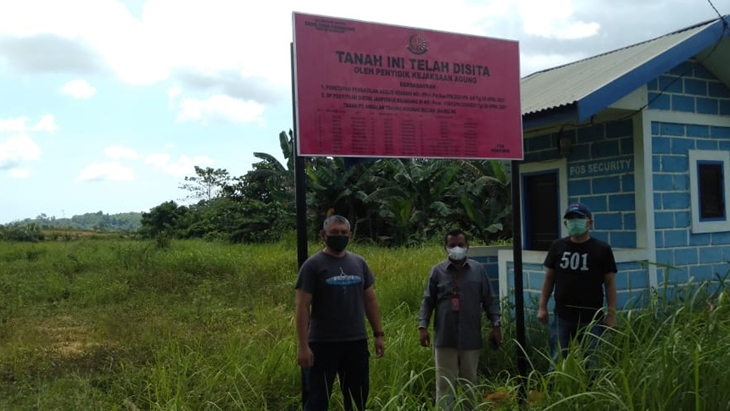 Kejaksaan Agung menyita 30 bidang tanah di Kendari hasil korupsi Asabri. (Foto: MP/Istimewa)