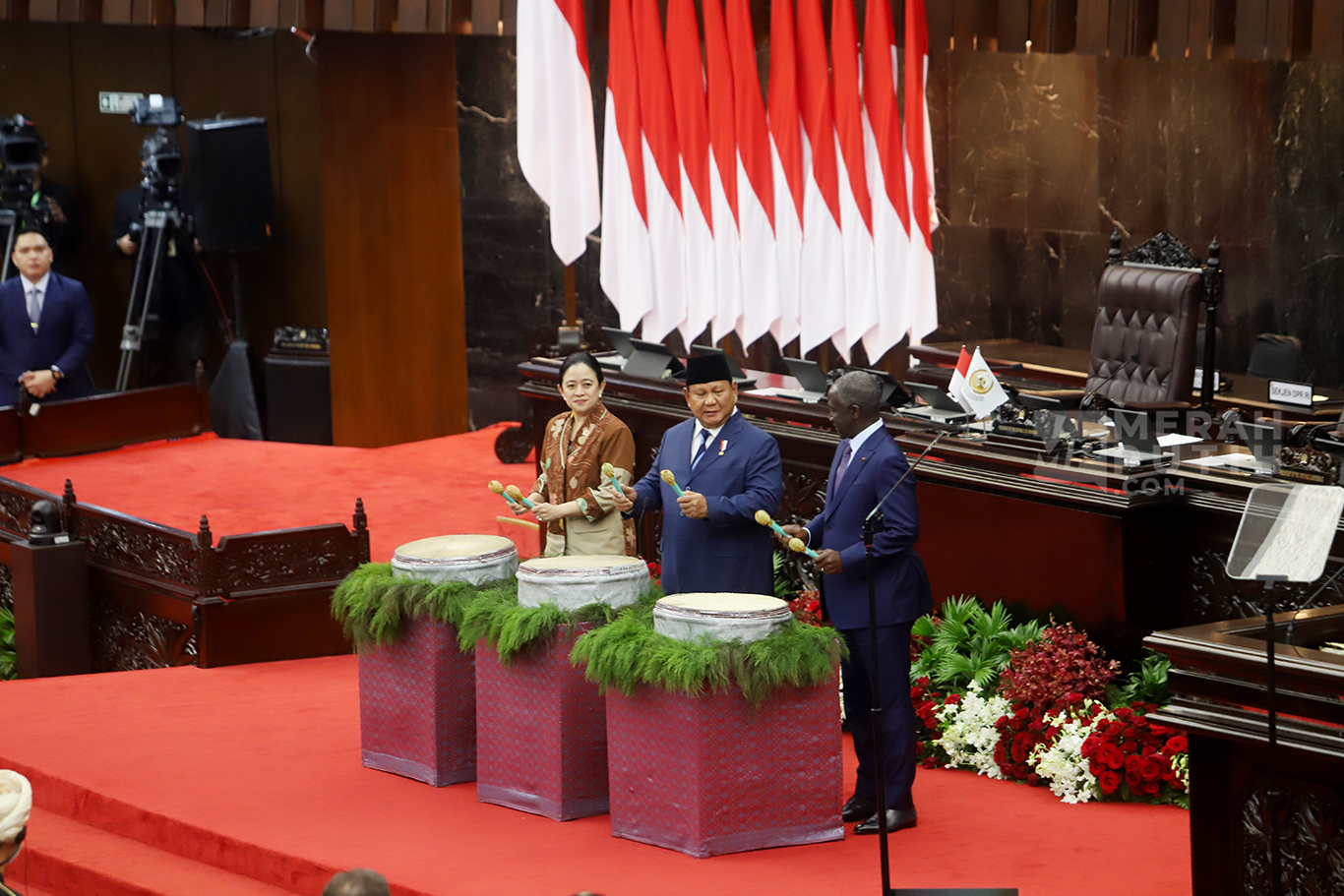 Momen Presiden Prabowo hadiri Pembukaan Konferensi Ke-19 PUIC 2025 di DPR
