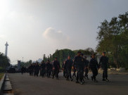Meriam Air dan Truk Berisi Brimob Siaga Depan Istana Presiden, Ada Apa?
