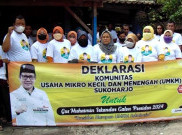Komunitas UMKM Sukoharjo Deklarasi Gus Muhaimin Capres 2024