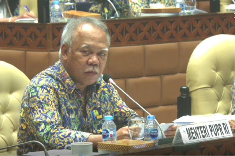 Menteri PUPR Basuki Hadimuljono. ANTARA/Aji Cakti