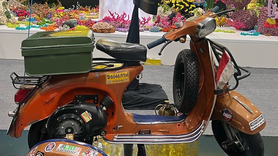 Konversi Vespa Listrik Elders Garage Bakal Guncang Italia