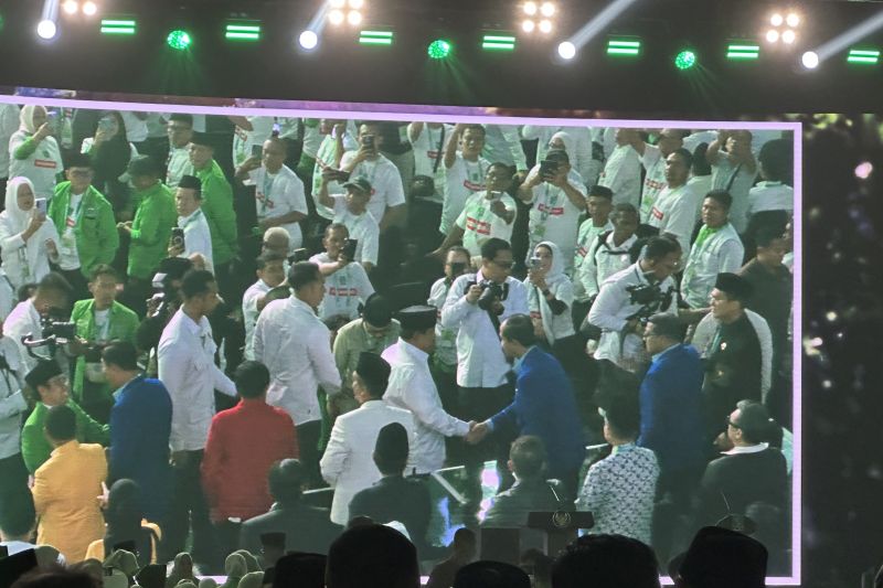 Prabowo Hadiri Puncak Hari Lahir Ke-28 Partai Kebangkitan Bangsa