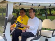 Menerka Makna Jokowi Olahraga dan Sarapan Pagi Bareng Ketum Golkar