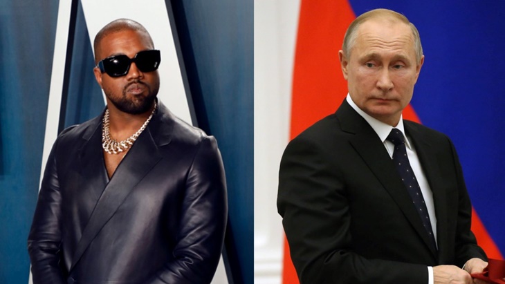 Ye akan Gelar Konser di Rusia dan Bertemu Presiden Vladimir Putin