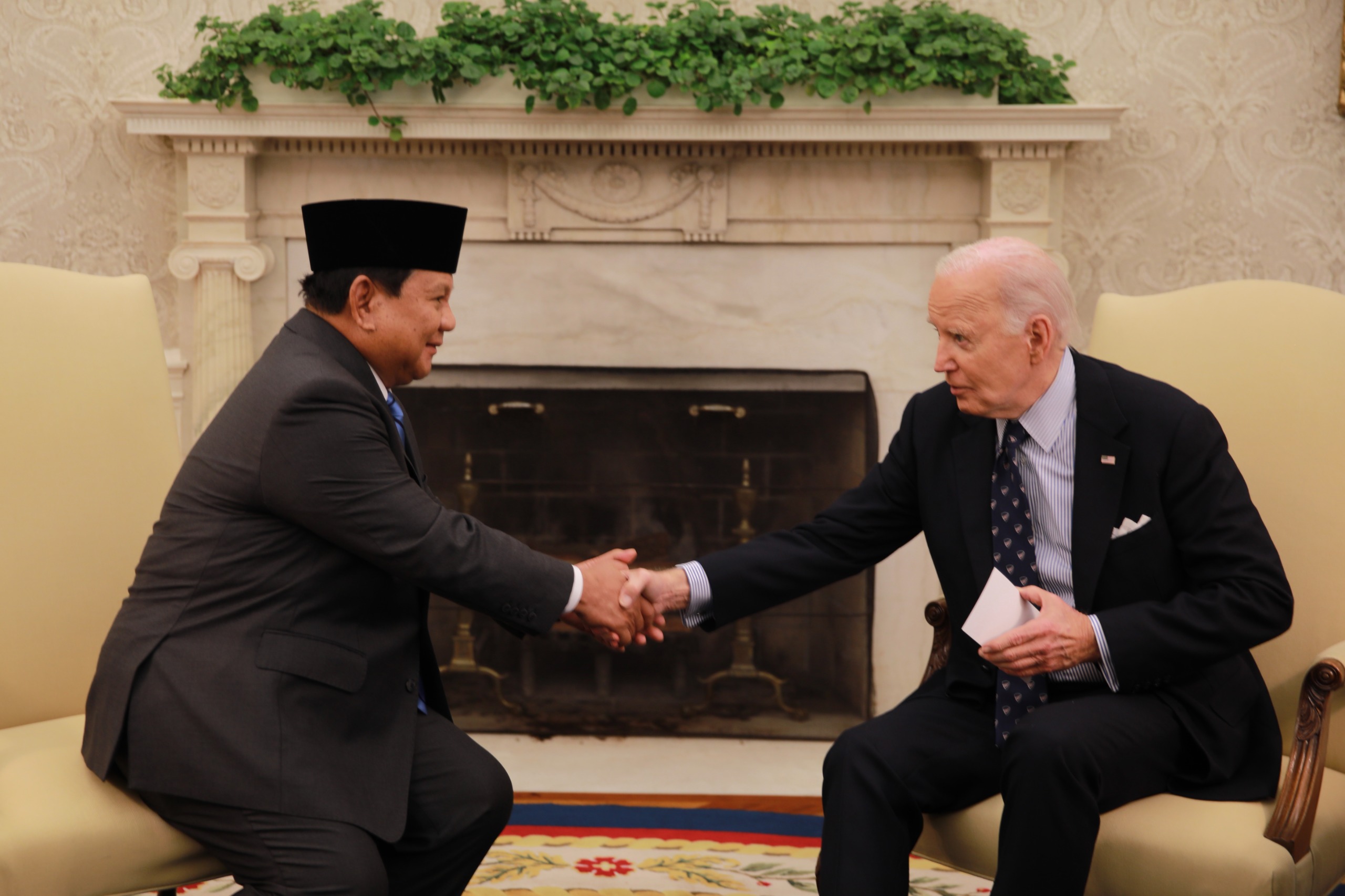 Bertemu Joe Biden, Prabowo Ungkap Bahas Penguatan Kerja Sama hingga Situasi Gaza