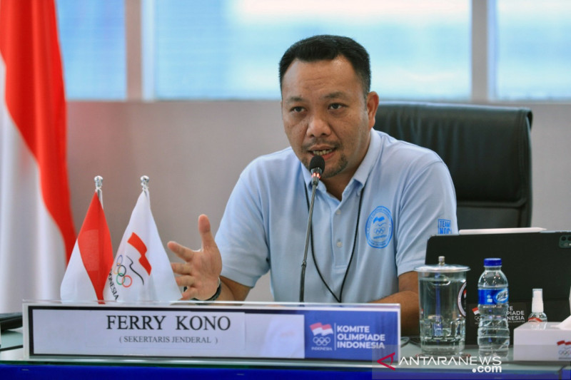 Sekretaris Jenderal NOC Indonesia, Ferry J Kono. ANTARA/HO-Komite Olimpiade Indonesia/am.
