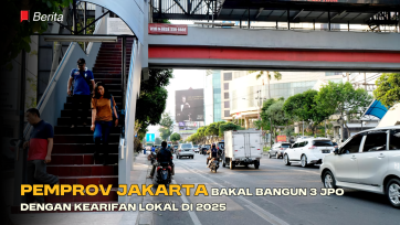 Pemprov Jakarta Bakal Bangun 3 JPO dengan Kearifan Lokal di 2025