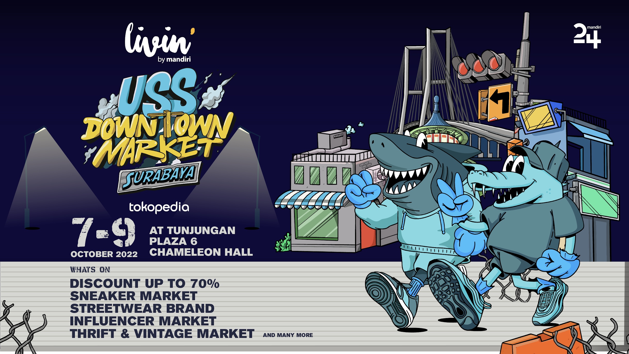 Surabaya, Saatnya Hunting Jenama Pilihan di USS Downtown Market 