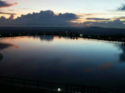 Embung Nglanggeran Tawarkan Panorama Matahari Terbenam Nan Eksotis