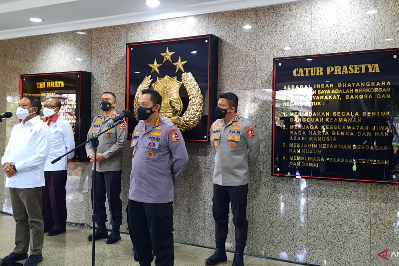 Izinkan Liga 1, Kapolri Ingatkan Seluruh Klub Patuhi Prokes