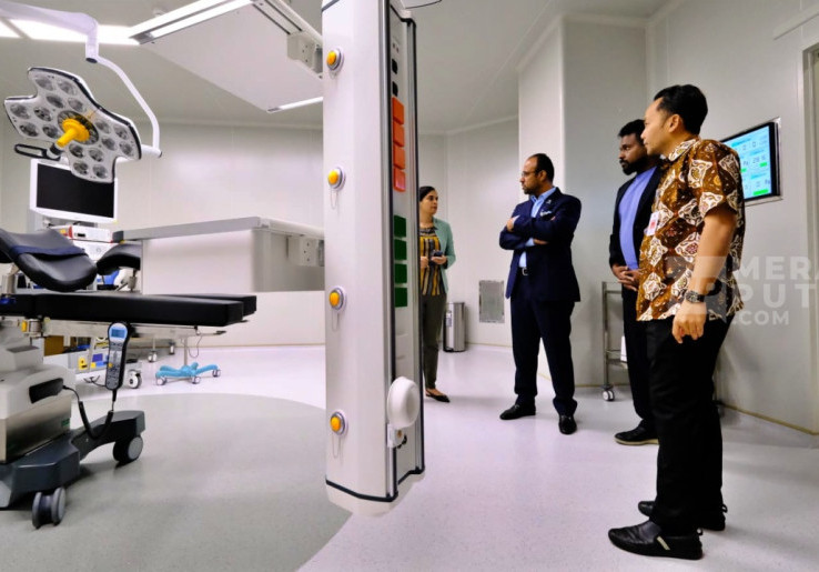 Dubes UEA Tinjau RS Kardiologi Emirates Indonesia, Soft Launching Masih Gelap