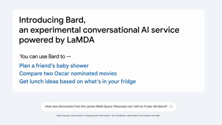 Google Bakal Perkenalkan Bard, Rival ChatGPT