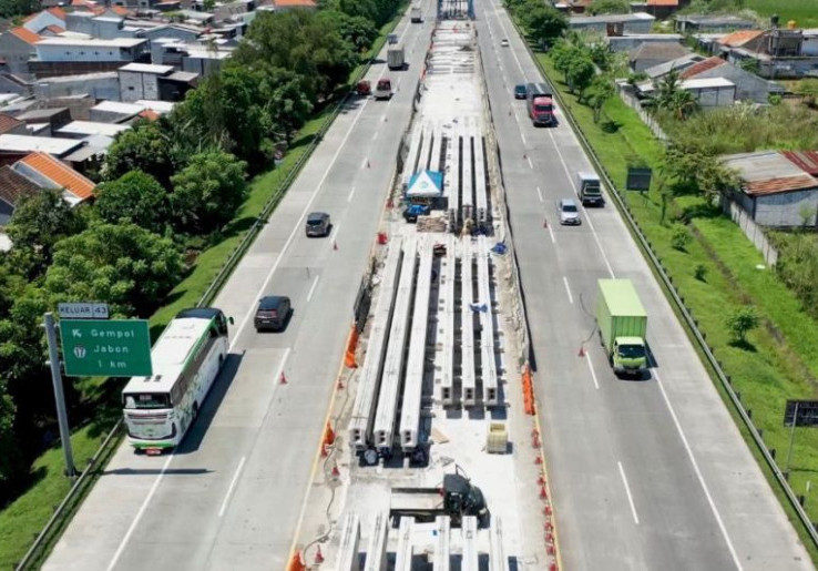 Hati-Hati Lewat Tol Surabaya-Gempol, Ada Proyek Pelebaran Ruas Segmen Kejapanan!