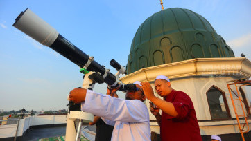 Tim Falakiyah Masjid Al-Musariin Gelar Pemantauan Hilal 1 Syawal 1447 H