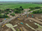 Masih Terdampak Banjir, KAI Bereskan Jalur Rel di Grobogan