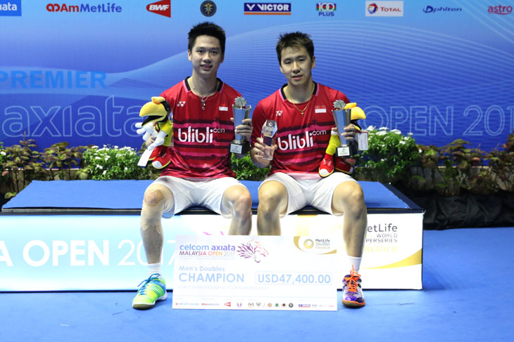 Wow, Marcus/Kevin Raih Tiga Gelar Berturut-turut 