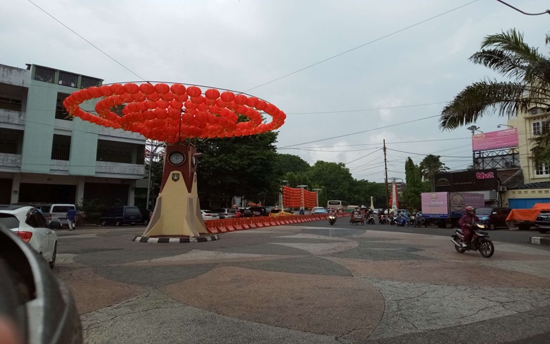 Lampion di Kota Solo untuk sambut Imlek