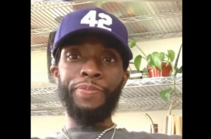 Penampilan Chadwick Boseman ketika sedang sakit. (Foto: Ist)