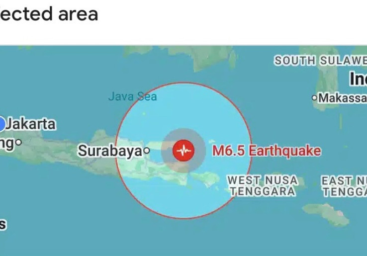 Gempa M 6,5 Guncang Sumenep, Sejumlah Bangunan Rumah Warga Rusak