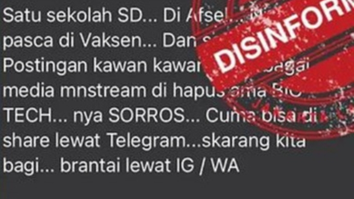 [HOAKS atau FAKTA]: Anak SD di Afrika Selatan Meninggal Dunia Setelah Vaksin COVID-19