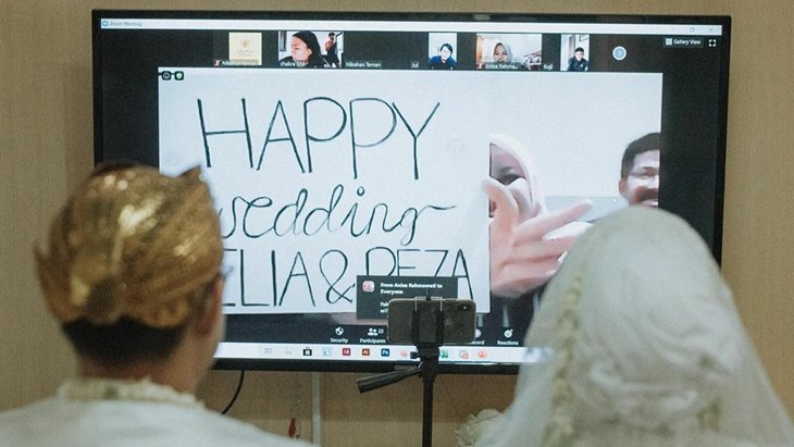 Syahdunya Menikah Virtual di Tengah Pandemi Bersama ‘Nikahan Teman’