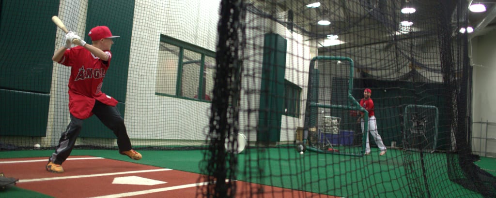 Baseball batting cage. (Foto MLB)