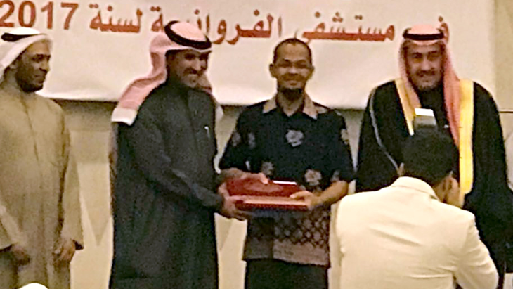 Suparman Jadi Perawat Terbaik di Kuwait